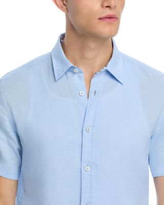 Stretch Linen Roan Slim Fit Shirt