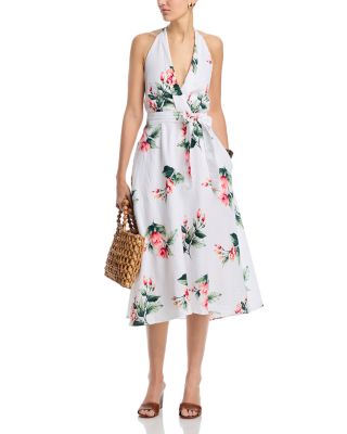 Florentina Flourish Halter Midi Dress