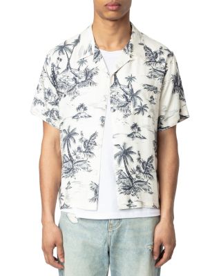 Zadig & Voltaire - Tropical Palm Regular Fit Camp Shirt