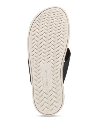 Cole Haan Men's Nantucket Cross Strap Slip On Slide Sandals