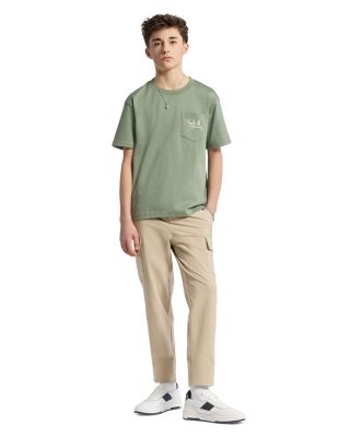 Unisex Desert Heavyweight Relaxed Fit Pocket Tee - Little Kid, Big Kid