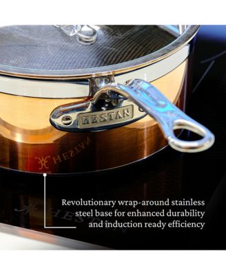 CopperBond&reg; 3-Quart Induction Copper Saucepan with Lid