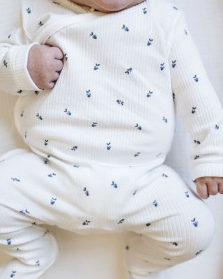  Unisex Cotton Ribbed Zipper Footie - Baby