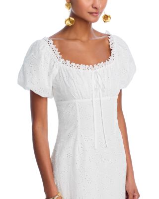 Eyelet Midi Dress - Exclusive