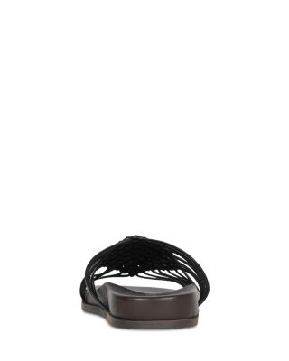 Women's Plait Strappy Slide Sandals