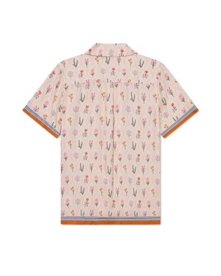 Lukas Floral Print Camp Shirt
