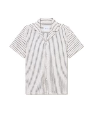 Striped Sweater Camp Shirt