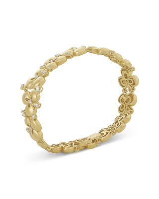 18K Yellow Gold Ischia Diamond Bracelet