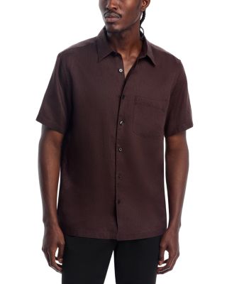 Irving Short-Sleeve Shirt in Relaxed Linen