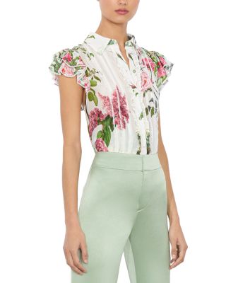 Minda Silk Ruffled Blouse