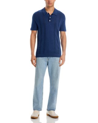 Cillian Ribbed Short Sleeve Polo