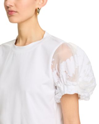 Paper Floral Organza Yashi Top
