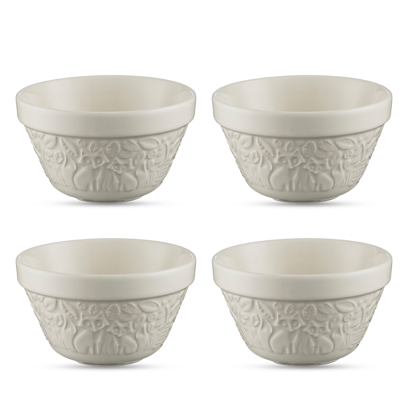 Mason Cash In the Forest Cream All Purpose Bowls, Set of 4