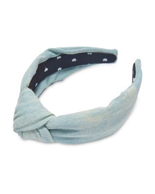 Lele Sadoughi - Denim Knotted Headband
