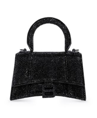 Balenciaga - Hourglass XS Handbag with Rhinestones