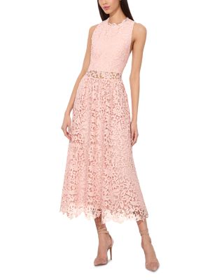 Babette Floral Lace Midi Dress