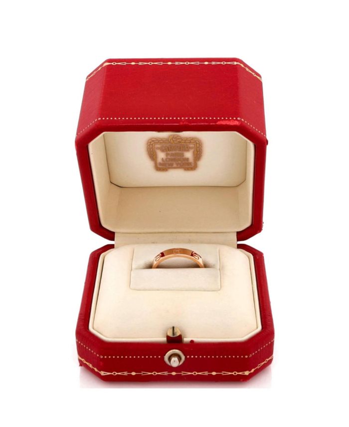 Love Wedding Band Ring 18K Rose Gold