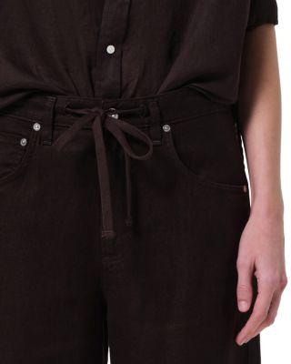 Brynn Drawstring Linen Trousers