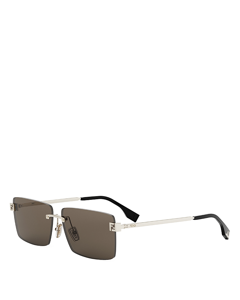 Fendi Sky Rectangle Sunglasses, 60mm