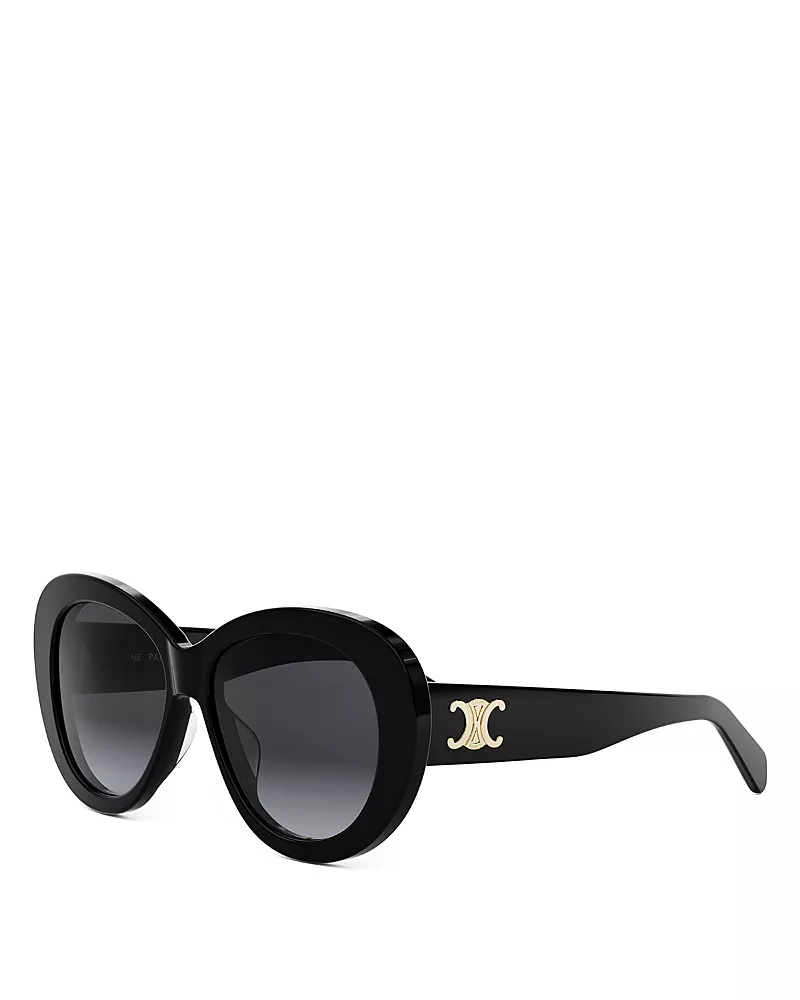 Celine Triomphe Black Butterfly Sunglasses, 55mm