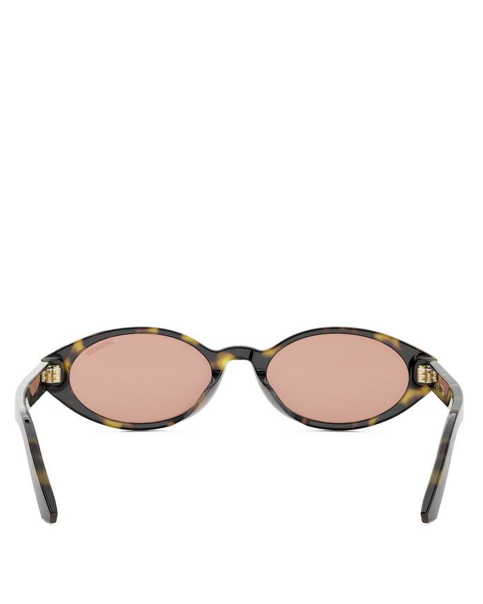 DiorPacific R1I Oval Sunglasses, 52mm