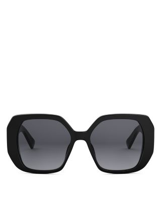 Tubogas Black Geometric Sunglasses, 54mm