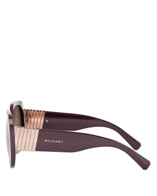 Tubogas Black Geometric Sunglasses, 54mm