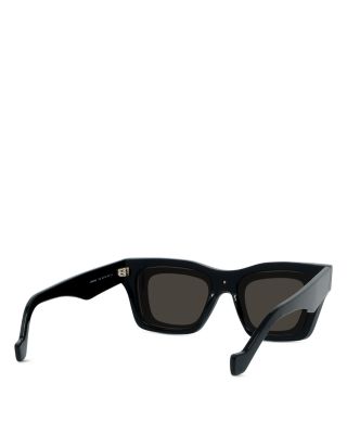 Signature Black Geometric Sunglasses, 54mm