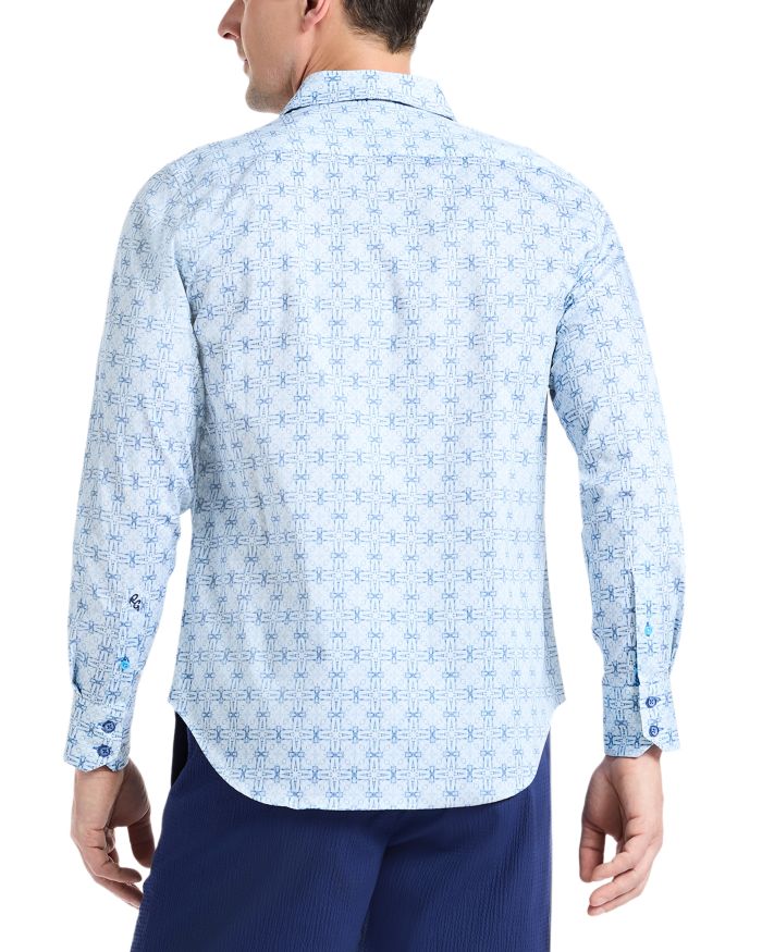 Madagascar Cotton Stretch Classic Fit Button Down Shirt