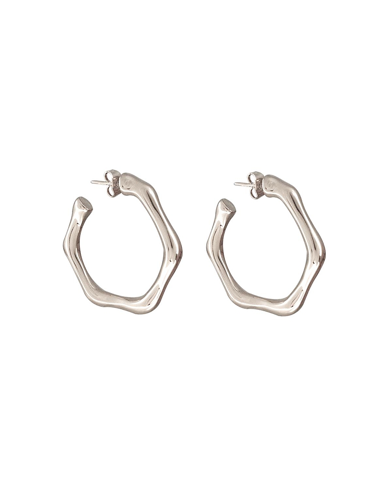 Cxc Bamboo Hoop Earrings