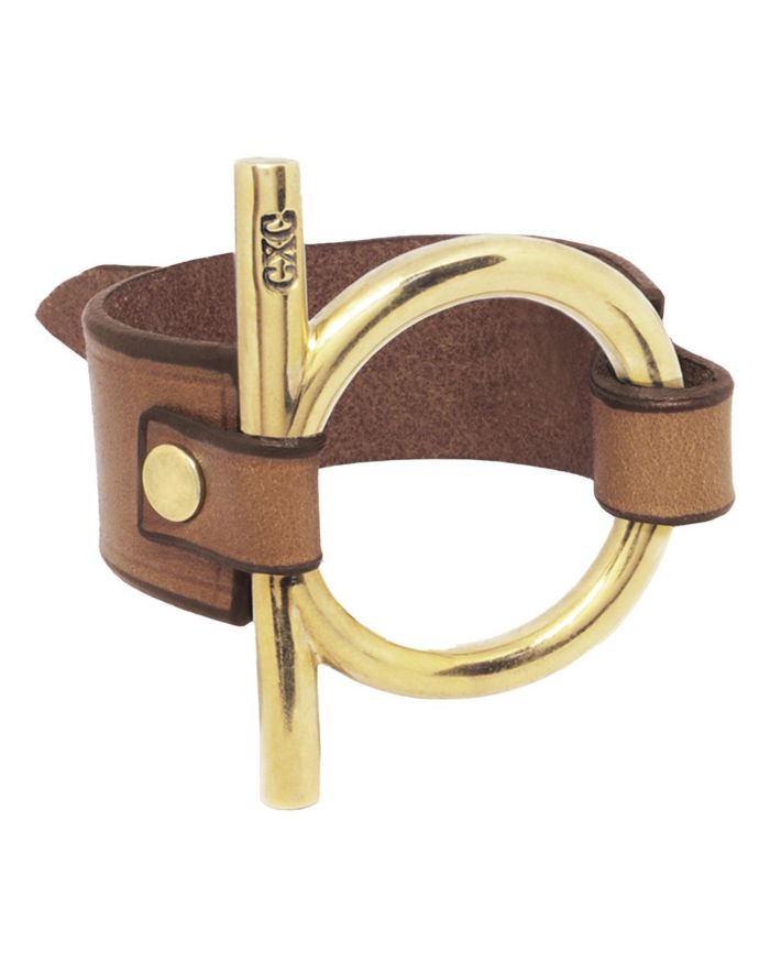 Omega Leather Bracelet
