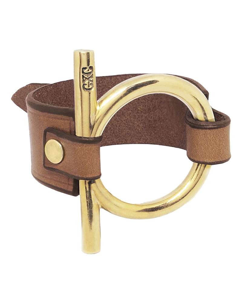Cxc Omega Leather Bracelet
