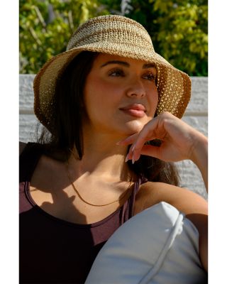 Physician Endorsed Victoria Straw Bucket Hat Women main image 4