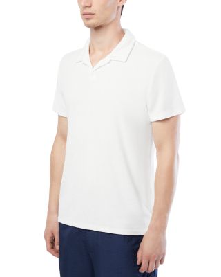 Terry Open Collar Polo Shirt