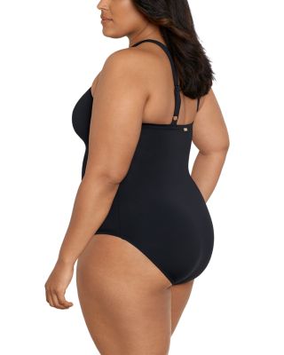 High Neck One Piece Swimsuit