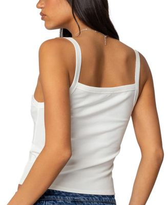 Harpa Gingham Bow Tank Top