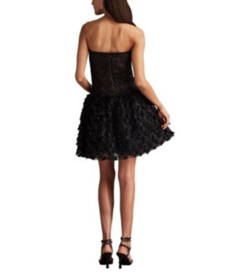 Lula Flower Embellished Mini Dress