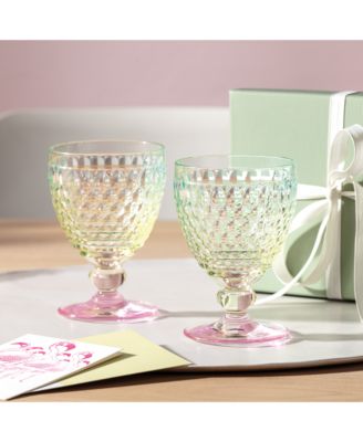 Boston Pearl Crystal Goblet 