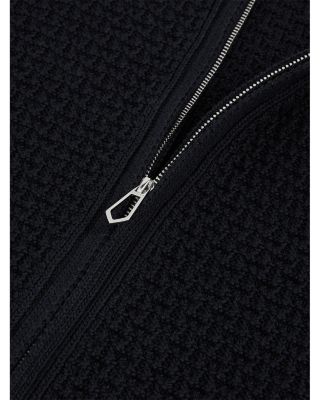 Comet Short Sleeved Zip Through Textured Shirt