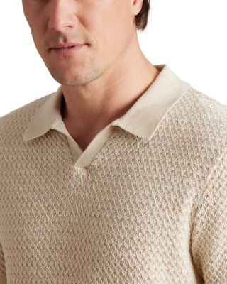 Johnny Collar Short Sleeve Polo Sweater