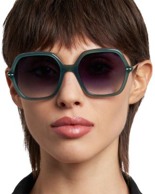 Geometric Sunglasses, 56mm