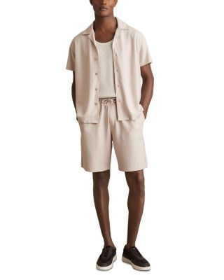 Warwick Short Sleeved Textured Cuban Regular Fit Shirt