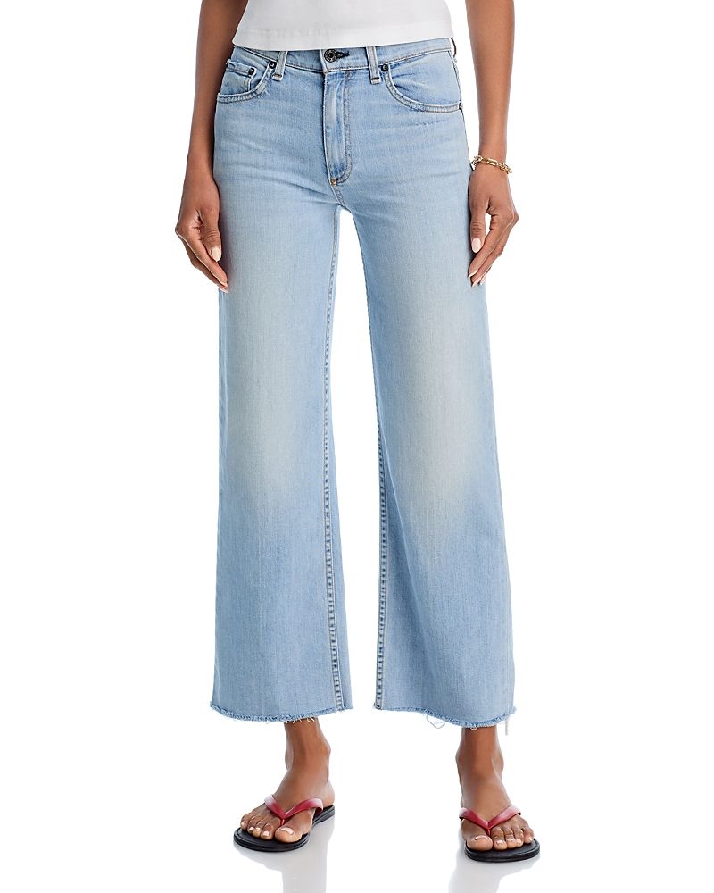 Askk Ny Cropped Wide Leg Jeans in Zuma