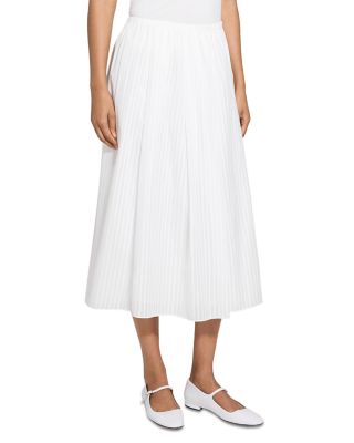 Pleated Midi Skirt