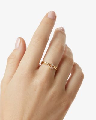 Sky Set Moon and Star Ring