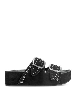 Women's Sayge Double Studded Strap Platform Sandals
