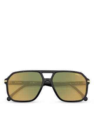 Square Double Bridge Sunglasses, 59mm