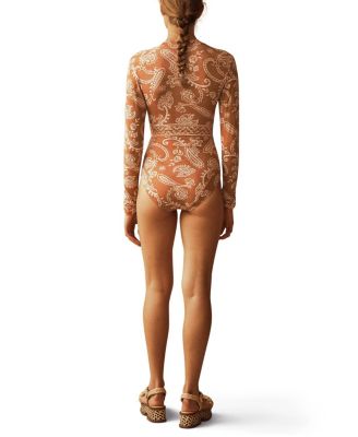 BUTA Panelled Long Sleeve One Piece