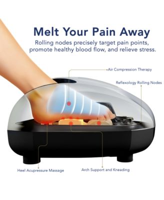 Shiatsu Foot Massager Machine with Kneading and Switchable Heat