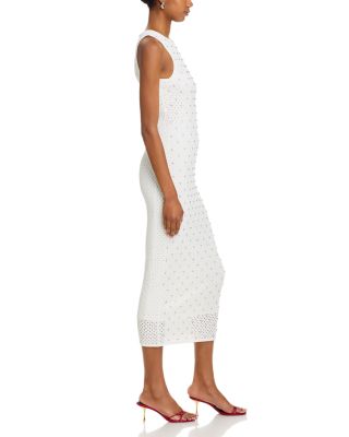 Rhinestone Knit Midi Dress - Exclusive